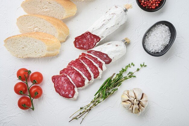 Close-up of delicious sausages