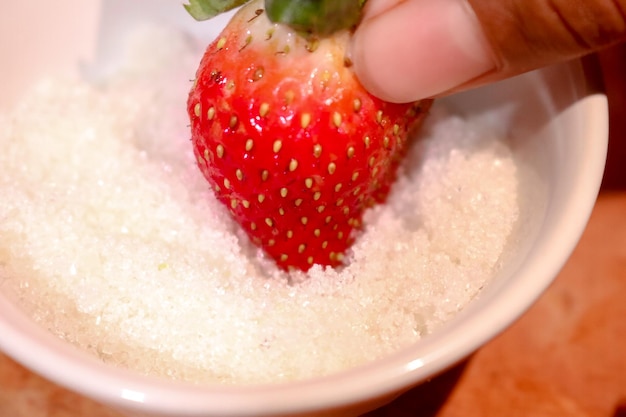 Close-up of dessert in bowl