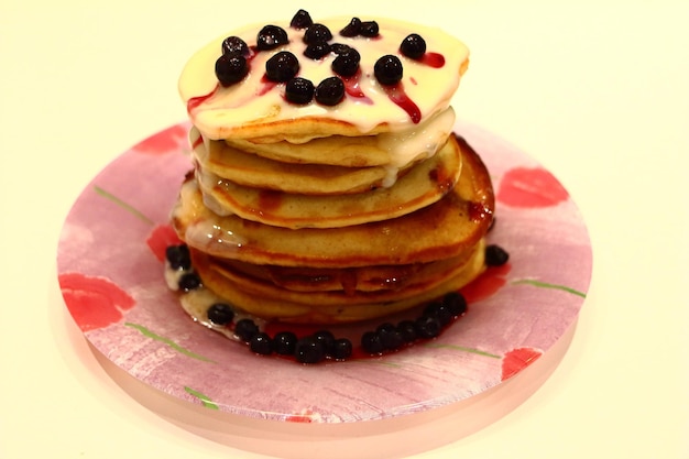 Photo close-up of dessert in plate