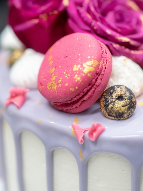 Close-up of dessert on table