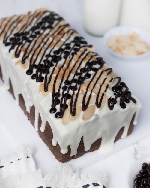 Close-up of dessert on table