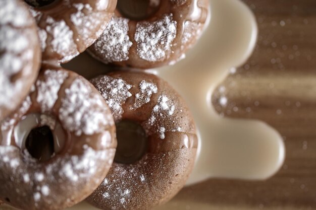 Foto close-up del dessert sul tavolo