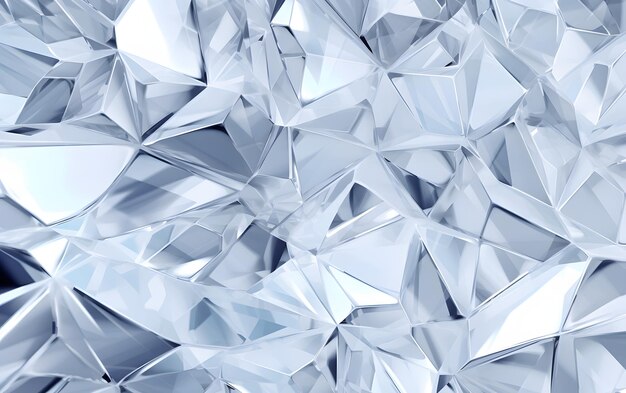 A close up of a diamond that is blue and white.