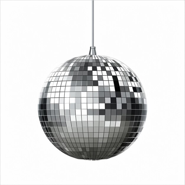 a close up of a disco ball hanging from a ceiling generative ai