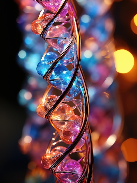 Крупный план ДНК