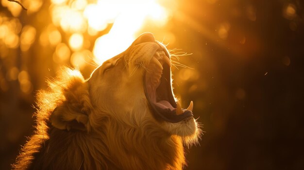 Photo close up of dog with mouth open