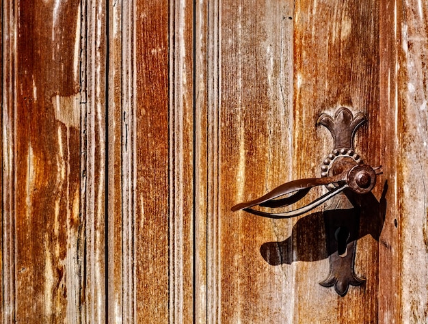 Photo close-up of door knob