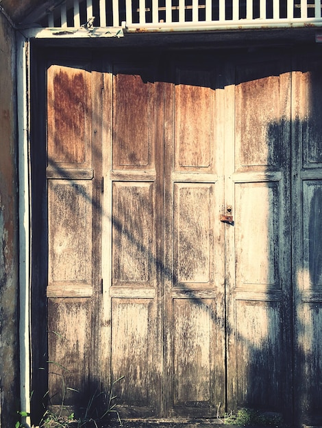 Photo close-up of door