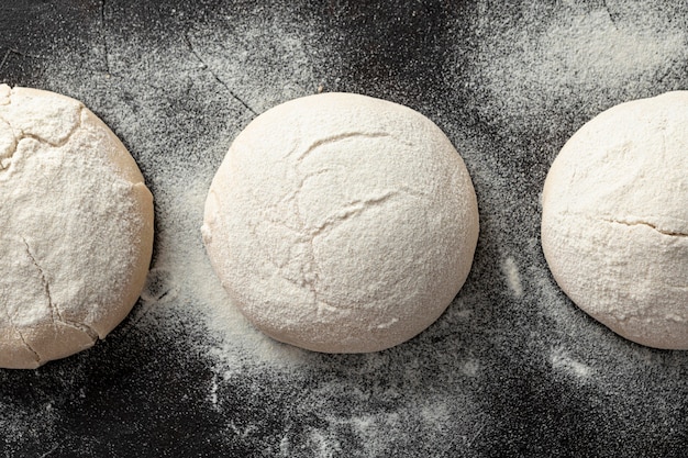 Close-up dough for pizza