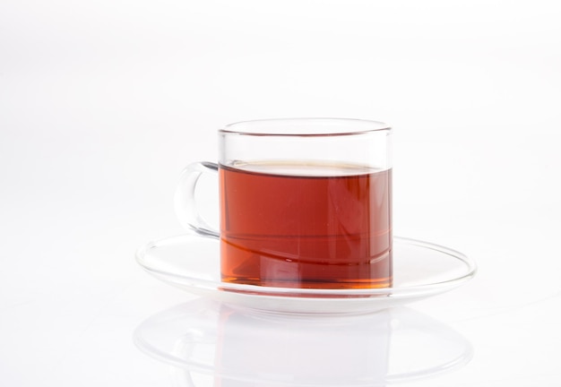 Photo close-up of drink against white background