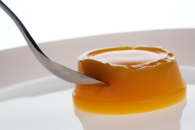 Close-up of drink against white background