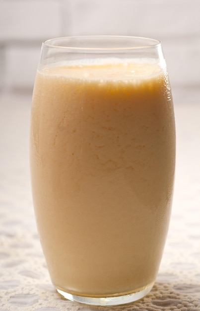 Close-up of drink in glass on table