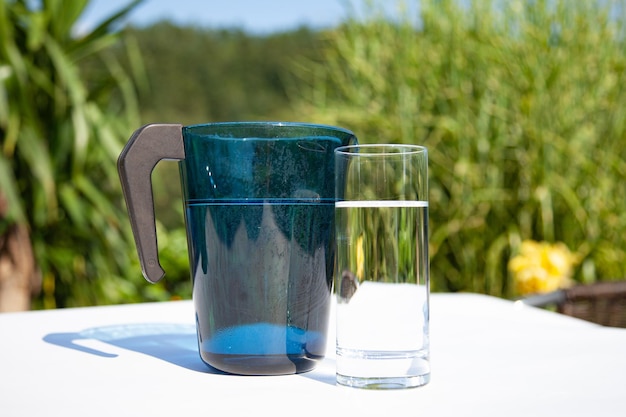 Close-up of drink in glass on table