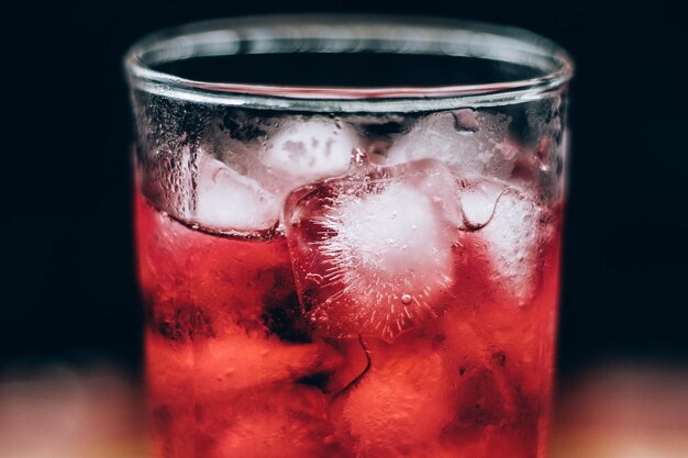 Photo close-up of drink in glass