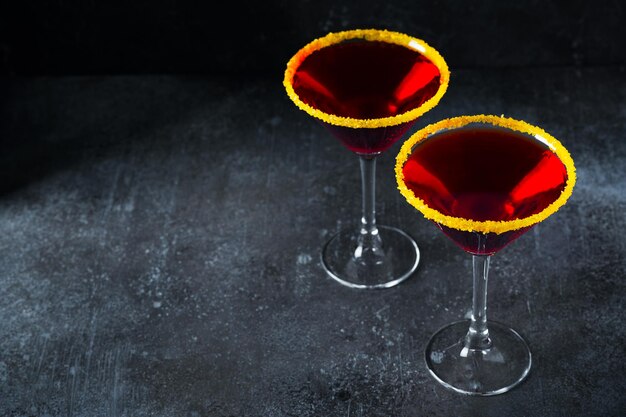 Close-up of drink on glass