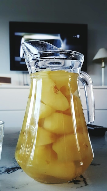 Close-up of drink in glass