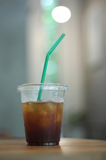 Close-up of drink on table