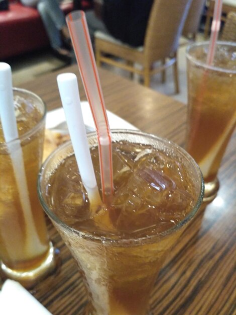 Photo close-up of drink on table