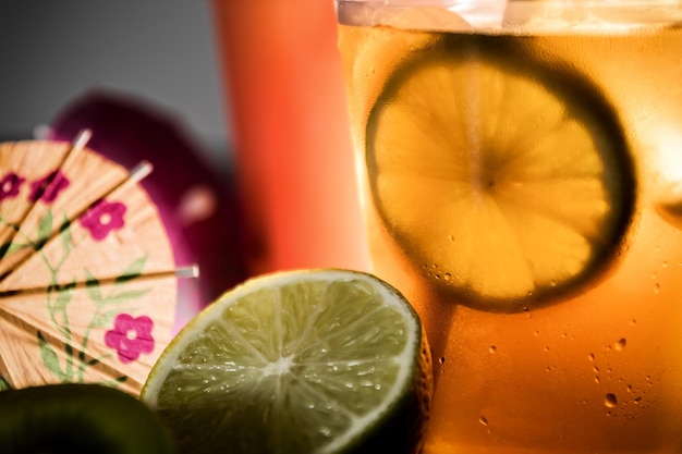 Close-up of drink on table