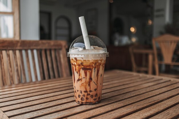 Close-up of drink on table