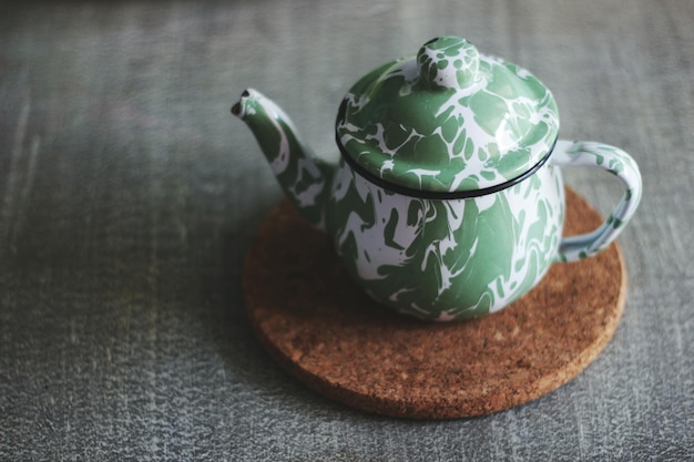 close-up of drink on table