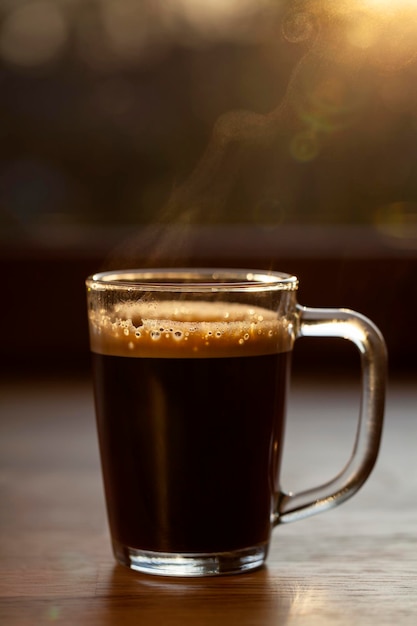 Photo close-up of drink on table