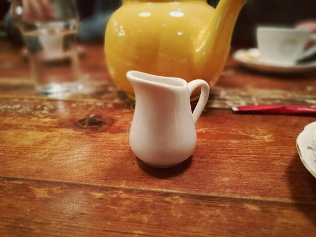 Close-up of drink on table