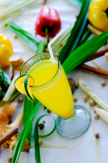 Close-up of drink on table