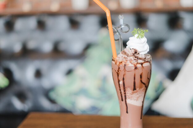 Photo close-up of drink on table