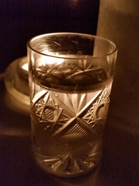 Close-up of drink on table