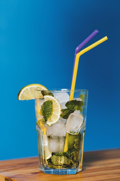 Close-up of drink on table