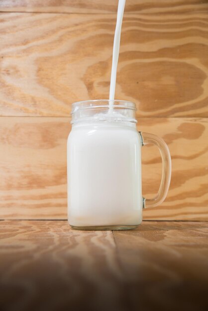 Photo close-up of drink on table