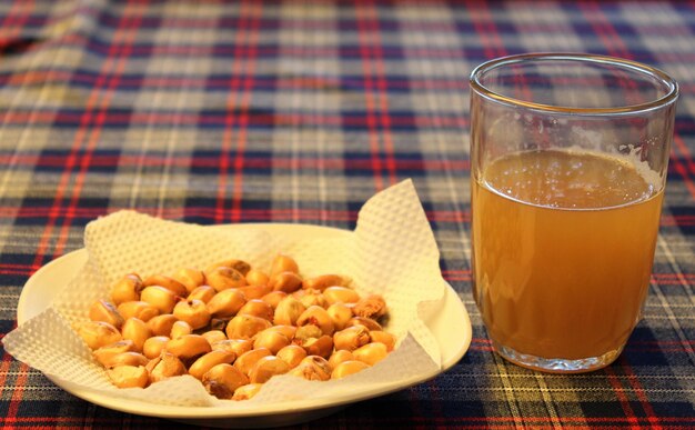 Close-up of drink on table