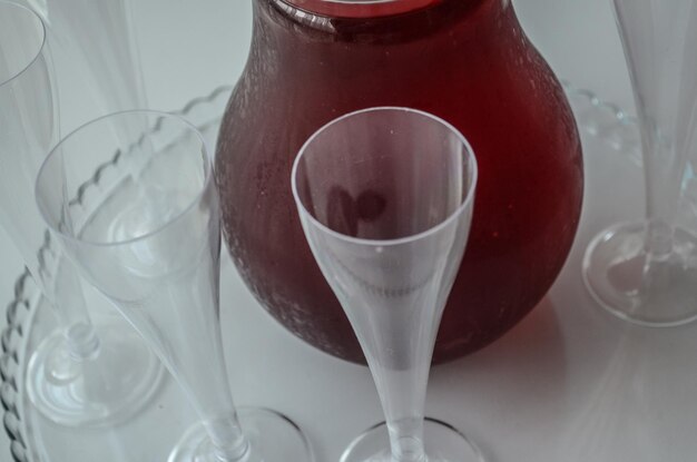 Photo close-up of drink on table