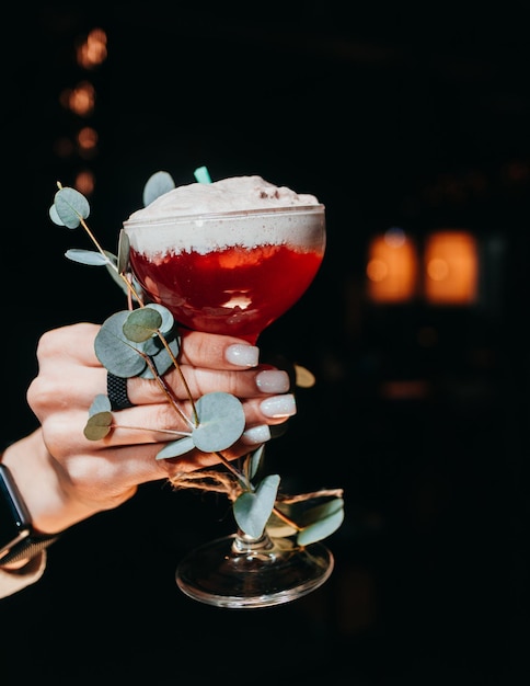 Photo close-up of drink on table