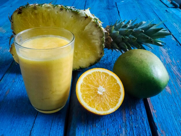 Close-up of drink on table