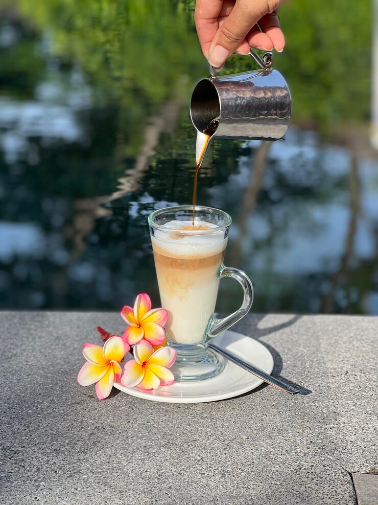 Photo close-up of drink on table