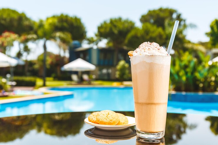 Photo close-up of drink on table