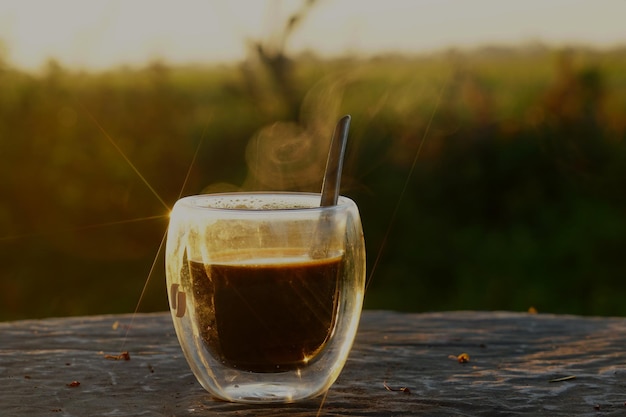 Photo close-up of drink on table