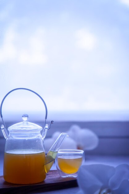 Photo close-up of drink on table