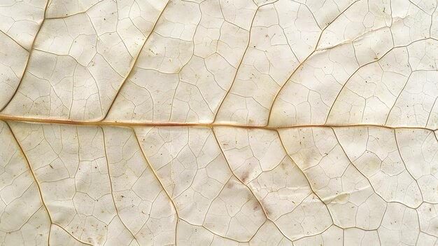 Photo close up of a dry leaf with visible veins and texture