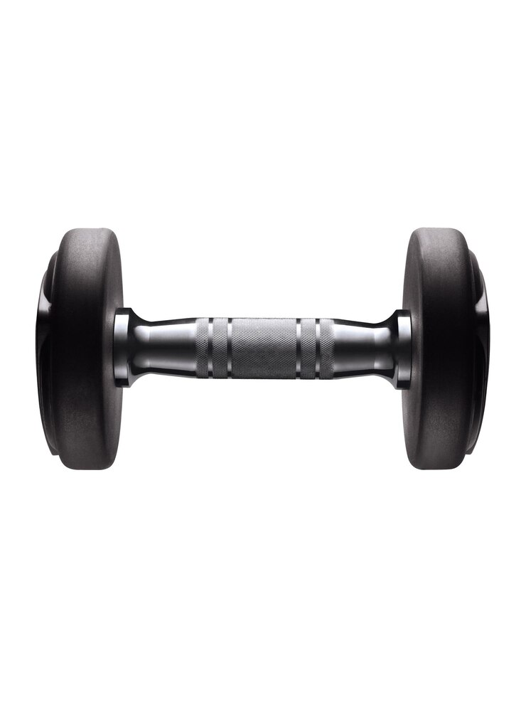 Photo close-up of dumbbell against white background