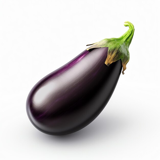 a close up of a eggplant