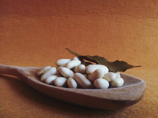 Close-up of eggs in bowl on table