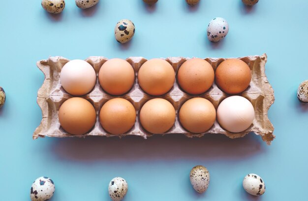 Close-up of eggs in container