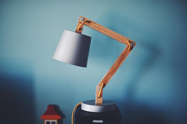 Close-up of electric lamp