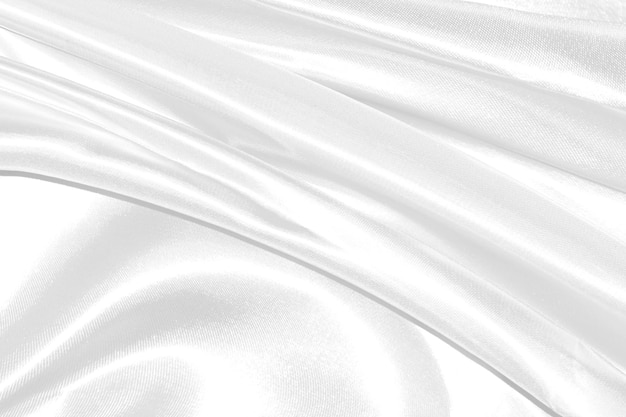 Close-up elegant verfrommeld van witte zijde stof doek achtergrond en texturex9