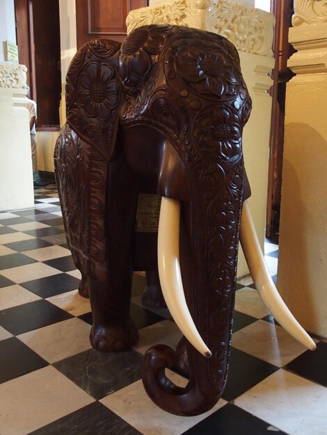 Close-up elephant statue