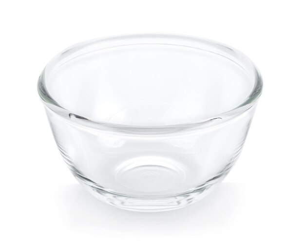 Photo close-up of empty bowl against white background