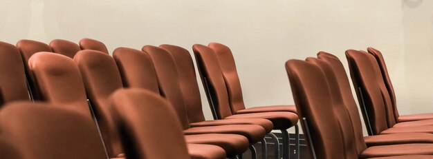 Photo close-up of empty seats